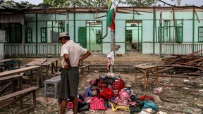 22 Tote bei Luftangriff auf Schule in Myanmar