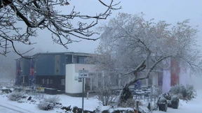 Schnee auf der Wasserkuppe
