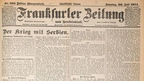 Der Krieg mit Serbien. Begeisterung im Reich.