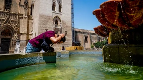 Mittags schon fast 40 Grad