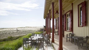 Drei Sterne über dem Meer