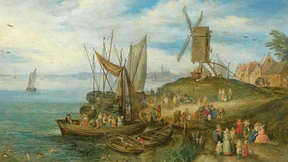 Am Horizont die bewegte See