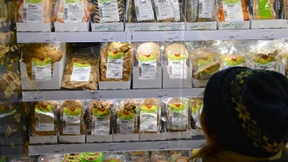 Wurst-Ersatz und Soja-Milchkaffee 