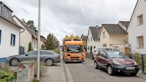 Wenn es für den Müllwagen zu eng wird