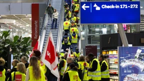 Warnstreiks führen zu vielen Flugausfällen