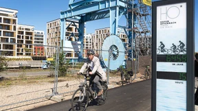 Zählsäule für Radler meldet Rekord