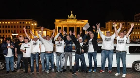 Eintracht fährt im Autokorso zum Römer