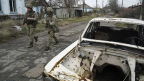 Grenzzaun zur Ukraine gebaut