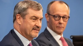 Söder sitzt auf einem Vulkan