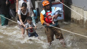Schwere Überschwemmungen in Indonesien