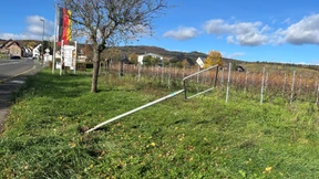 Ortsschilder von Oestrich-Winkel gestohlen