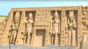 Meisterwerke komplett aus Sand