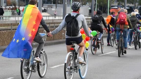 Demonstration anlässlich des Christopher Street Days