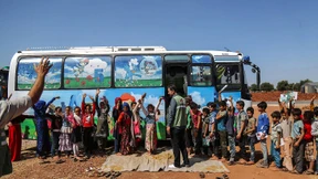 Die rollenden Klassenzimmer von Idlib