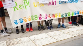 Protest gegen größere Klassen