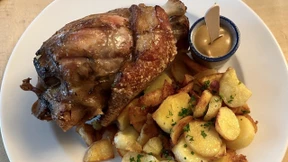 Es ist nichts falsch an einer Schweinehaxe