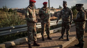 Krawalle bei Demonstration in Südafrika
