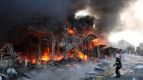 Ukraine meldet Brände nach Angriffen in Charkiw