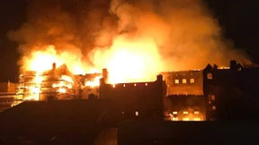 Großbrand in Glasgow