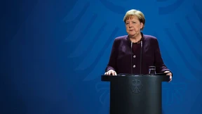 Pressekonferenz mit Angela Merkel
