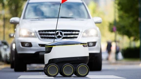 Päckchen auf Rädern