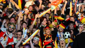 Freudentaumel in Schwarz-Rot-Gold