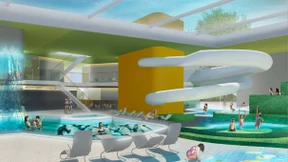 Schwimmen unterm Cabrio-Dach