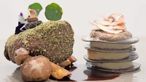 Feine Küche mit Blick auf den Rhein