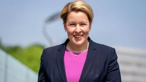 Eine Ministerin als Reklamegesicht