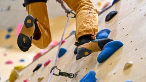 Aufstieg im Gewerbegebiet