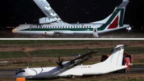 Alitalia lackiert verunglücktes Flugzeug um