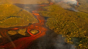 Vulkanausbruch auf Galápagosinseln