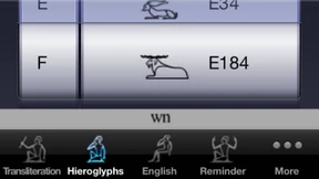 Die Zeichen sind nicht das Problem