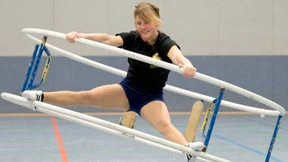 Ungewohnter Drahtseilakt im Doppelreifen 