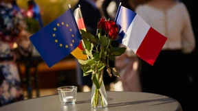 Macron und die Karte Europa