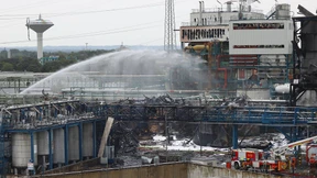 Chemische Reaktion des Abfalls vermutet