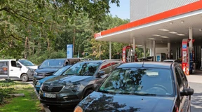 38 Euro Strafe für Parken an Tankstelle