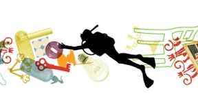 Sie fischt ihre Lebensmittel aus dem Müll