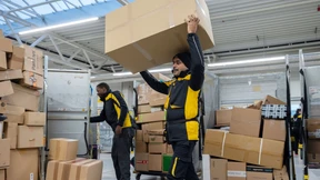 Rekordarbeit bei den gelben Weihnachtsmännern