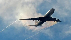 Kondensstreifen en miniature