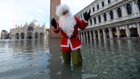 Nasse Weihnacht in Venedig