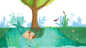 Unternehmungslustig der Schnauze nach