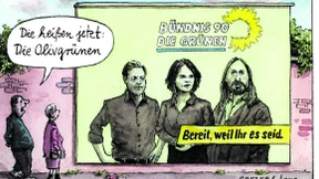 Grüne und gelbe Stiche gegen Scholz