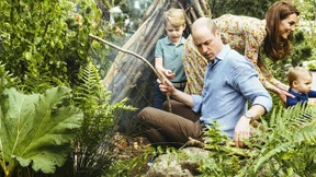 Royaler Besuch im Zurück-zur-Natur-Garten