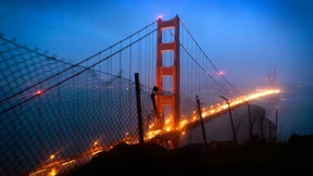 Mann übernachtet auf Golden-Gate-Brücke