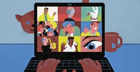 Wie entkomme ich dem Zoom-Stress?