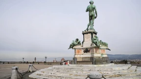 Menschenleeres Florenz