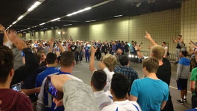 Marsch durch Citytunnel inklusive