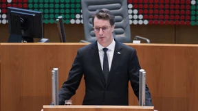 Projektionsfläche für Wähler der Union