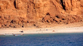 Somalischer Strand in Sicht